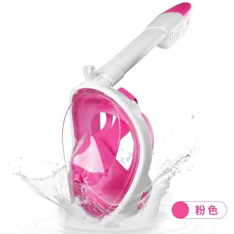 Профессиональная маска для подводного плавания с маской и трубкой, подводная полнолицевая маска для подводного плавания, противотуманные очки для взрослых, плавательное снаряжение