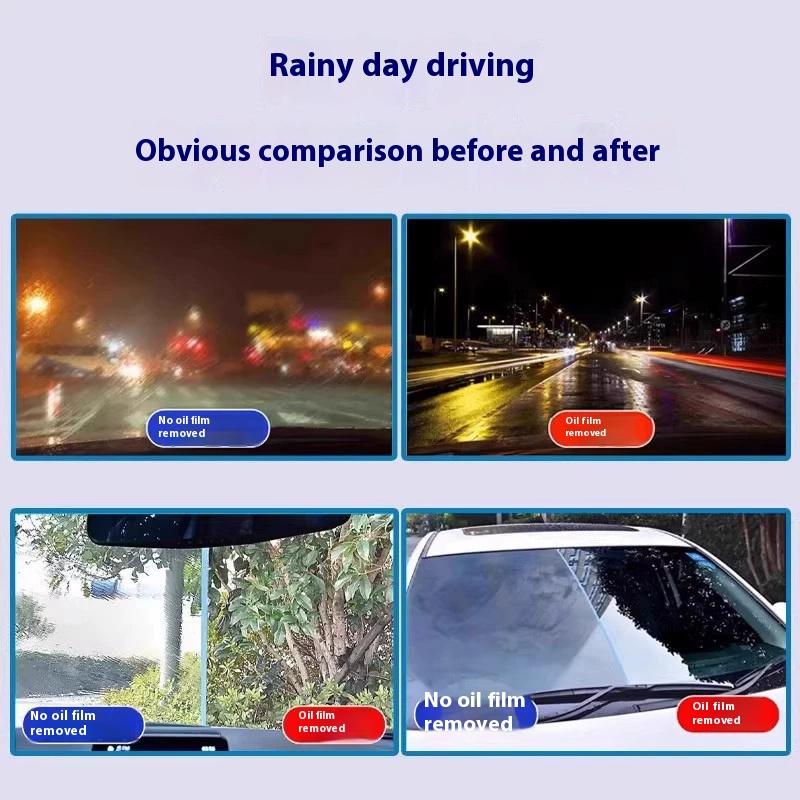 Средство для удаления масляной пленки со стекла автомобиля Автодетейлинг Мощная полировальная паста для стекла Очиститель лобового стекла Чистящая щетка Полироль Автоинструменты