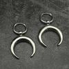Hip Hop Harajuku Moon Retro Minimalist Metal C-shaped Earrings
