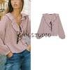 Autumn New Women's Clothing French Simplicity Long Sleeves V-neck Lace-up Small Plaid Laminated Decoration Shirt 5029181