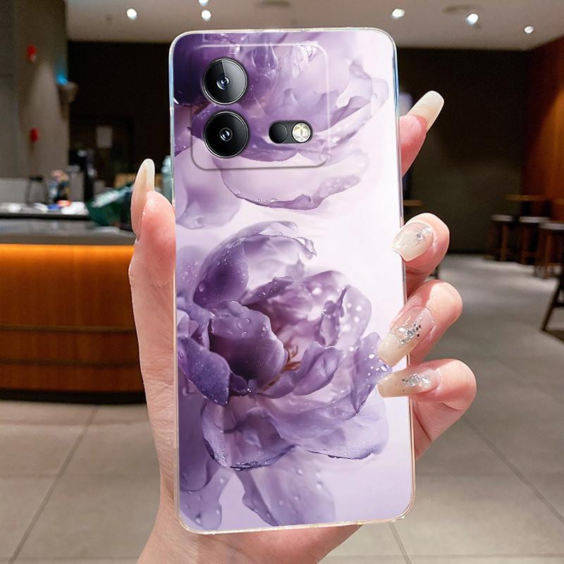 Чехол Для Vivo iQOO Neo 8 Роскошный Дракон Милый Крутой Мальчики Девочки Чехол Для Телефона Задняя Крышка Для Vivo iQOO Neo8 Pro 5G Прозрачный Корпус