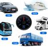 12V Car Accessories 2" 52mm VOLT Meter 8-16V Waterproof Voltage Gauge with 7 Colors Backlight for Car Boat Marine