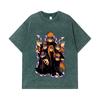 275 GSM Washed T-shirts 100% Cotton Naruto V15 Pain Print Unisex Heavy Cotton T Shirt