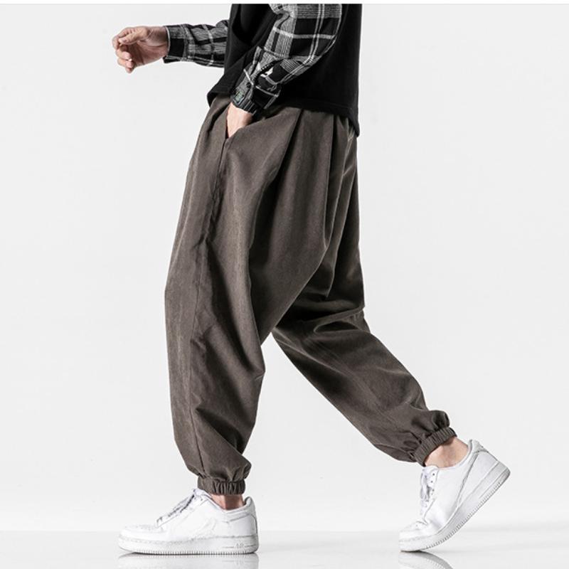 Мужские японские ретро прямые широкие спортивные штаны летние свободные шаровары повседневные брюки
