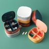 Portable Seven-Day Pill Organizer with Lid