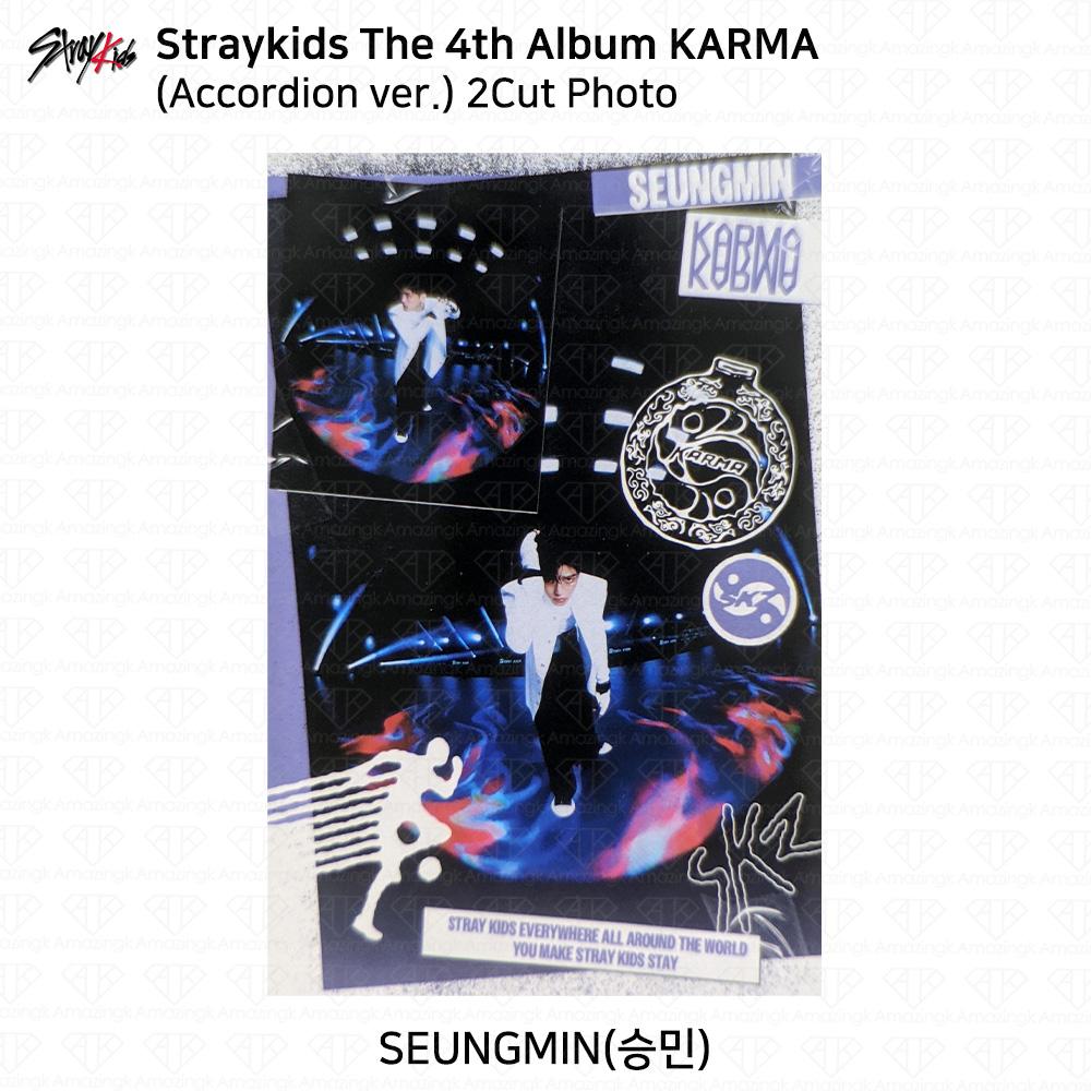 Stray Kids Официальная фотокарточка из 4-го альбома Karma версия Аккордеон