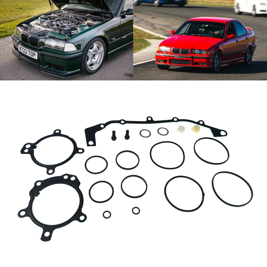 Ремкомплект уплотнительного кольца, двойной выпуклый ремонтный комплект для E36 E39 E46 E53 E60 E83 11361433513, автозапасные аксессуары
