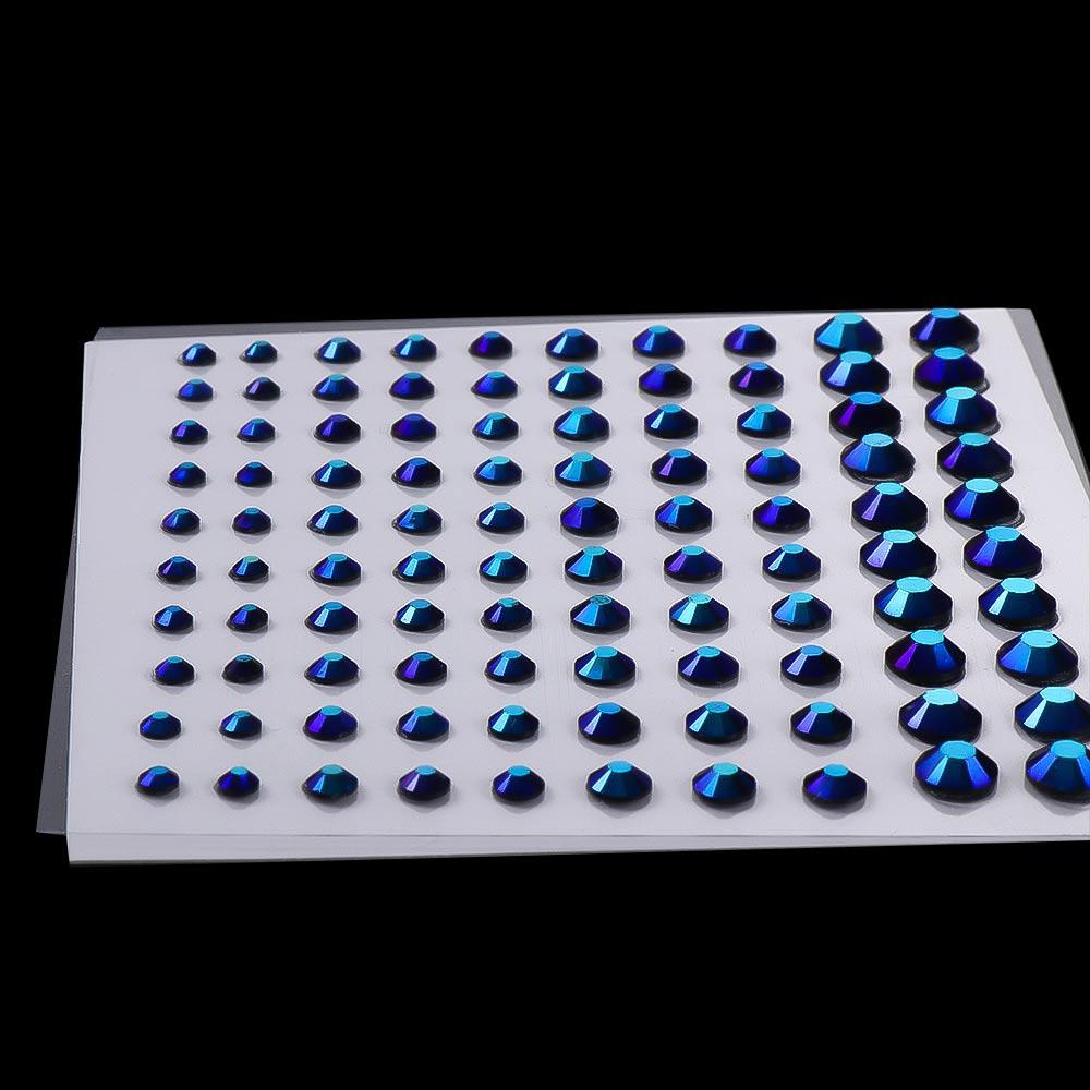 Jewelry Stickers Festival Makeup Decoration Face Body Colored Rhinestone Stickers