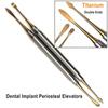 Double Ends Titanium Dental Implant Periosteal Elevator Seperator Peristeel Splitter Tool for Reflecting and Retracting Dentist Tools