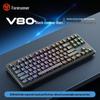 Механическая клавиатура V80 с тремя режимами RGB