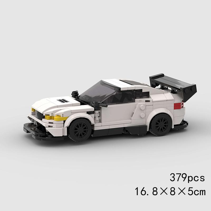MOC Speed Super Race Старый автомобиль Полицейская машина Модель Строительные блоки Пикап Ралли Спорт Гонки Технические Кирпичики Рождественский подарок Город