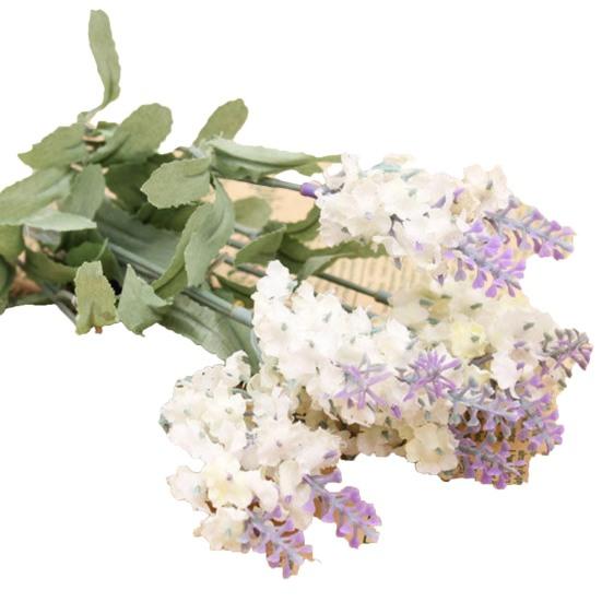 10 голов 1 букет из искусственного шелка с лавандой, искусственный садовый цветок, домашний декор