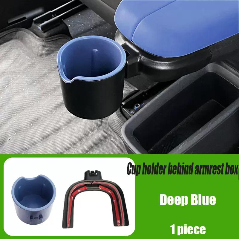 For BYD Seagull Dolphin Mini 2025 2024 Automotive Interior Cup Holder Behind Armrest Box Rear Cup Holder