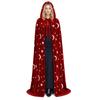 Medieval Star Moon Magician Cape With Vintage Style Polyester Material For Costume Parties