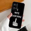 Middle Finger For Realme GT7 GT6 15 Pro 10 11 12 13 14 Pro Plus C65 C63 C61 C55 C51 C53 C35 C75 C67 Case