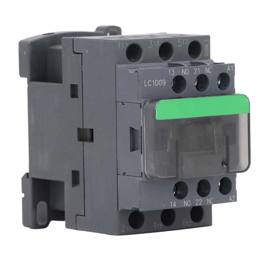 Low Voltage AC Contactor 1 Normally Open 1 Normally Closed LC1D09 Electronic Contactor 9A 380V Rated