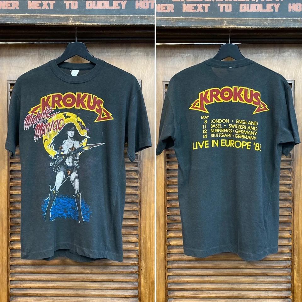 Krokus Band Music Tour Black T-Shirt Cotton Unisex S-234XL