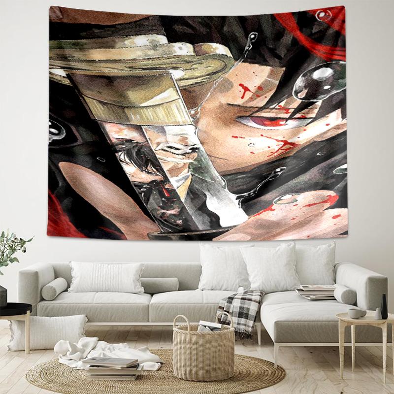 1pc Cool Anime K-Kagurabachi Tapestry, Living Room, Bedroom, Office, Party Decor, Ideal Festive Gift