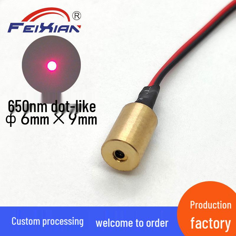High Precision 6x9mm 650nm 1mW Red Laser Module for Dot Marking