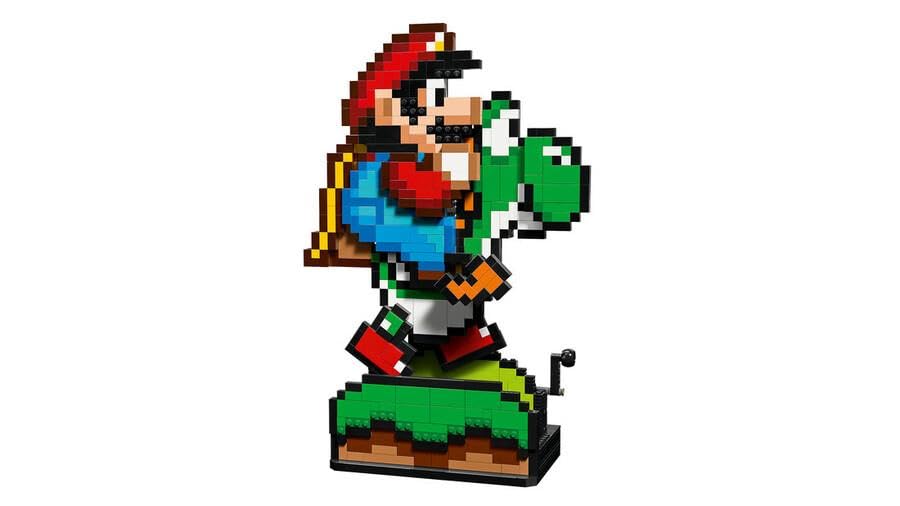 LEGO Super Mario Super Mario Mario и Yoshi Игрушка Подарок на День Рождения Блок Рождество Мужчины Женщины Mario Товары Игра 71438 Мир