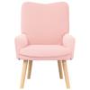 Armchair Pink 63 x 67 x 94 cm Fabric and Plywood