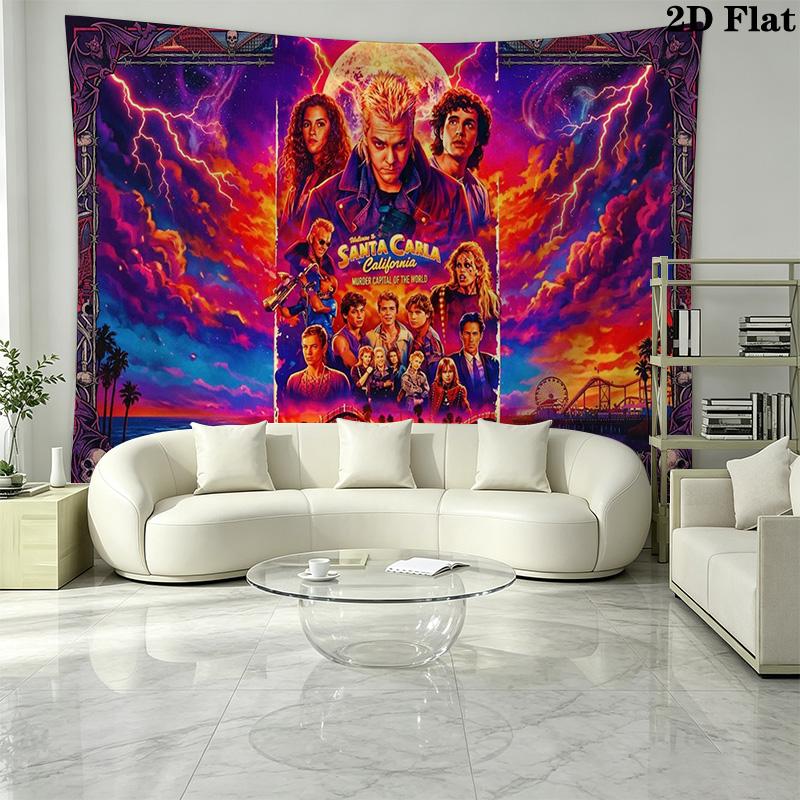The Lost Boys Wall Tapestry Aesthetic Wall Hanging Printed Fabric Blanket Decorative Tapestries for Bedroom Living Room Home Decor