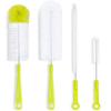 Plastic Narrow-mouth Baby Bottle Cleaner Soft Nylon Brush Cleaner Tools Cleaning Brush Sets Home