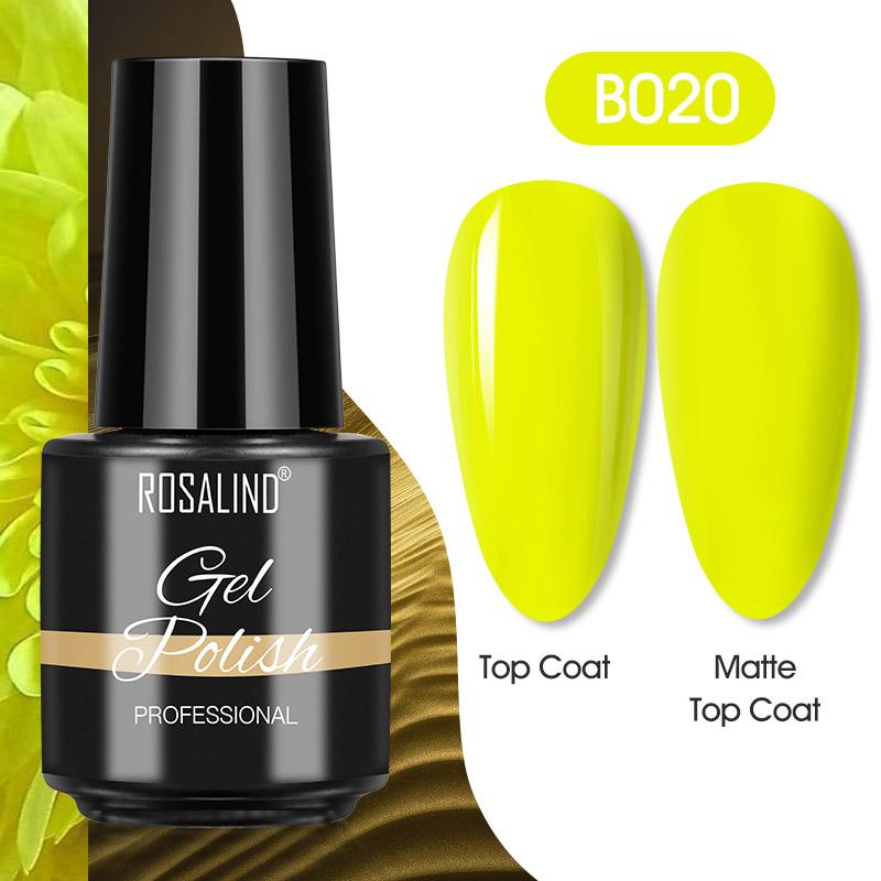 ROSALIND Зимняя серия цветных гель-лаков - Полуперманентное глиттерное покрытие для профессионального использования