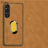 Для Sony Xperia 1 V 10 V Чехол-подставка с магнитным кольцом из овчины для телефона Для Xperia 1 V 10 V Защита камеры Задняя крышка