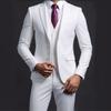 Мужской костюм (Блейзер+ Брюки) Мужской деловой костюм в британском стиле, однотонный, банкетный, для ведущего, повседневный, свадебный