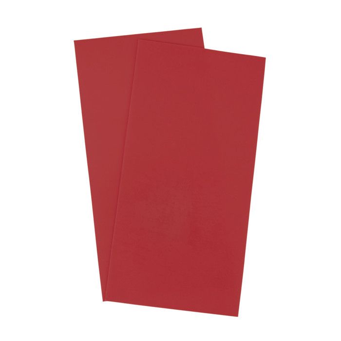 Cire à décorer, rouge clair, 20x10cm, 2 pces