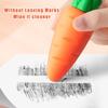 Without Leaving Marks Pencil Eraser Carrot/Strawberry/Mango Huge Eraser  School Office