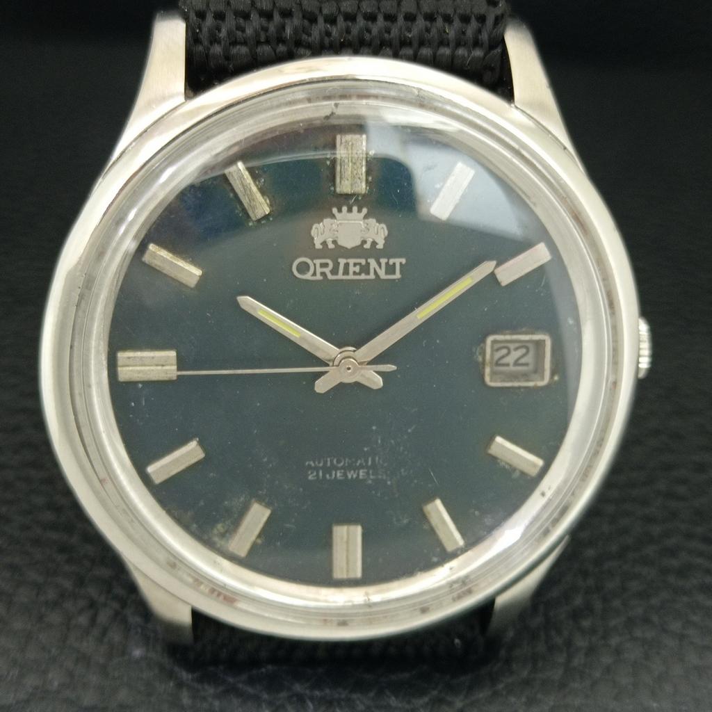 РЕДКИЕ ВИНТАЖНЫЕ АВТОМАТИЧЕСКИЕ ЧАСЫ ORIENT 46941 ЯПОНИЯ МУЖСКИЕ ОРИГИНАЛЬНЫЙ ЦИФЕРБЛАТ a704812-1