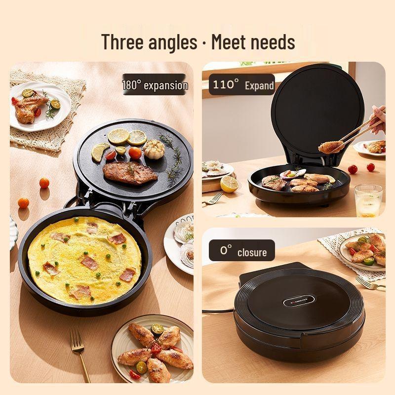 Double-Sided Non-Stick Electric Griddle & Pancake Maker