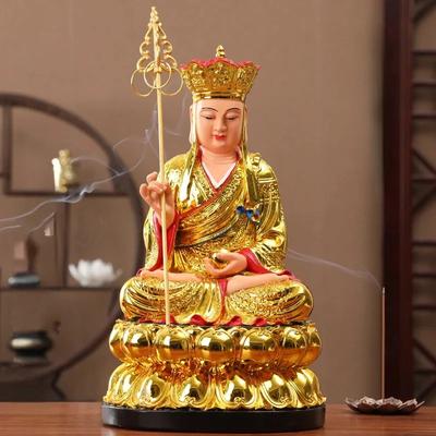 30 см / 11,8 дюймов Статуя Будды из смолы Кшитигарбха; Бодхисаттва Кшитигарбха; Бодхисаттва Дзидзо; Дизан Бодхисаттва Фэншуй Удача
