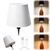 LED Table Lamp Touch Sensor Rechargeable Desktop Night Light 3 Colors Dimming Wireless Reading Lamp For Hotel Bar Bedroom Decor