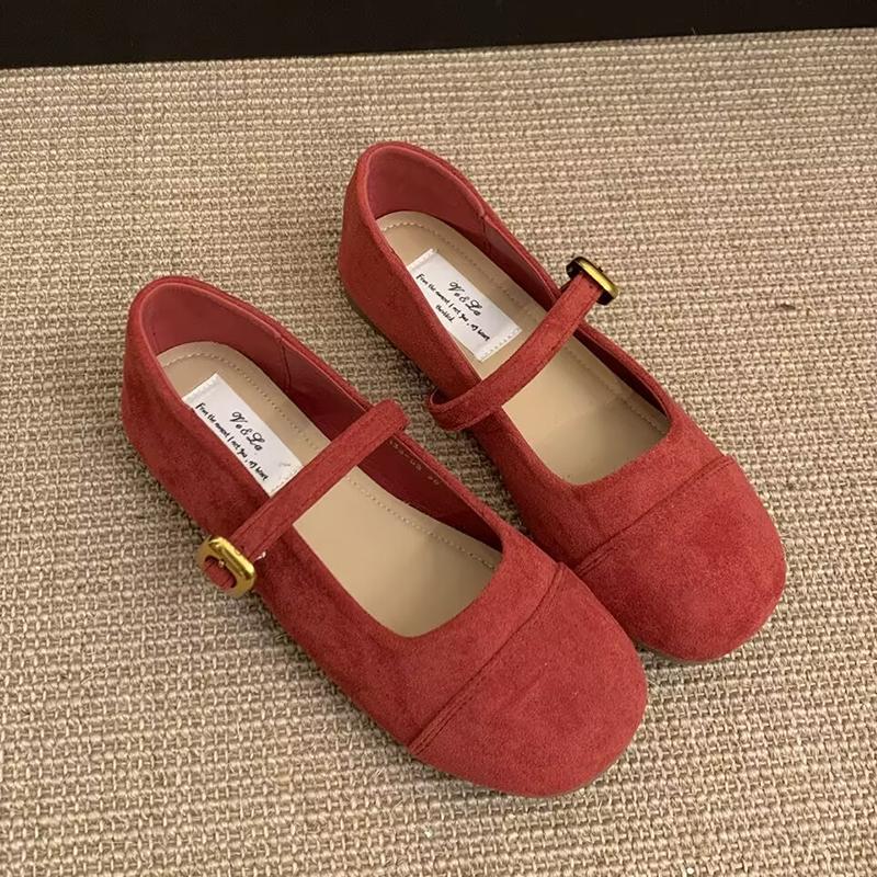 Французские ретро туфли с неглубоким носком женские весенне-осенние 2025 новые вечерние туфли нежные сказочные ветры мягкие туфли Мэри Джейн на плоской подошве