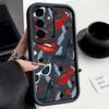 Модный чехол с принтом "Губы и Туфли" для Samsung S26 S25 Ultra S24 S23 Plus S22 S21 FE A54 A25 A35 A55 A16 A26 A36 A56 A17 A27 A37 A57 5G Ударопрочный чехол