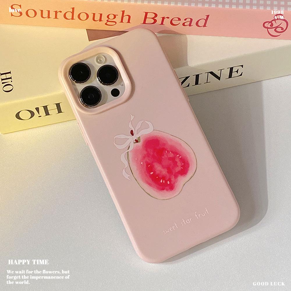 Серия Fruit подходит для чехлов для iPhone 16, чехлов для iPhone 15, 14 с тактильными ощущениями, как у кожи, 13 нишевыми ощущениями высокого класса