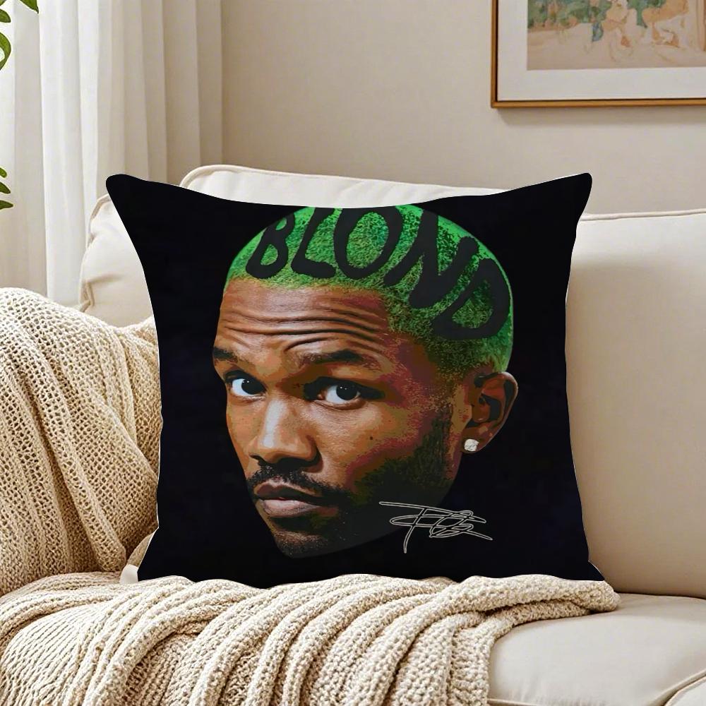 Smooth RB American Singer FFrank Ocean Cushion Cover Pillowcase Antidustmite living Room Sofa Decor Cushion Room