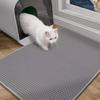 Yousheng Extra Large Cat Titter Mat Double Layer Cat Tighting Mat Non-Slip Waterproof Cat Lotus Mat Scatter Control Pad