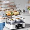 Электрическая пароварка для еды Morphy Richards 12 л с двумя ярусами