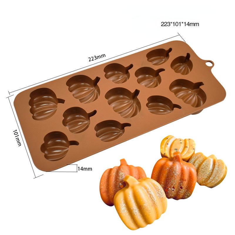 1 шт. Хэллоуин Тыква Череп Силиконовая форма Прочная Форма для торта, мастики, ручной работы Для детей, Домашняя декоративная форма для выпечки Инструменты