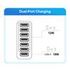 6-портовое быстрое зарядное устройство QC3.0 30 Вт с вилками EU, US, UK, Korea