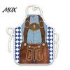 Novelty Cooking Aprons Oktoberfest Apron, Funny Adjustable Costume Bib, 3D Printed Photo Props Polyester Waterproof Apron for Kitchen BBQ Party