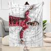 Football Legend Celebration Blanket Soft Warm Cozy Perfect for Chair Picnics Seaside All-Season Use Modern Style