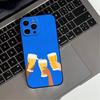 Beer Alcohol CHEERS  Phone Case For iPhone 17,16,15,14,13,12,11 Plus,Pro Max,XS,Soft Silicone Black Cover