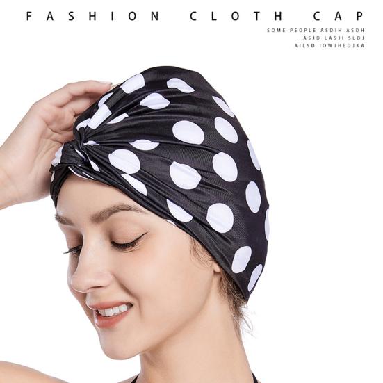 Шапочка для плавания и бассейна, практичная удобная шапка для купания с перекрестной завязкой, женская защитная шапочка с длинными волосами, шапка-бини, шапка для купания для моря