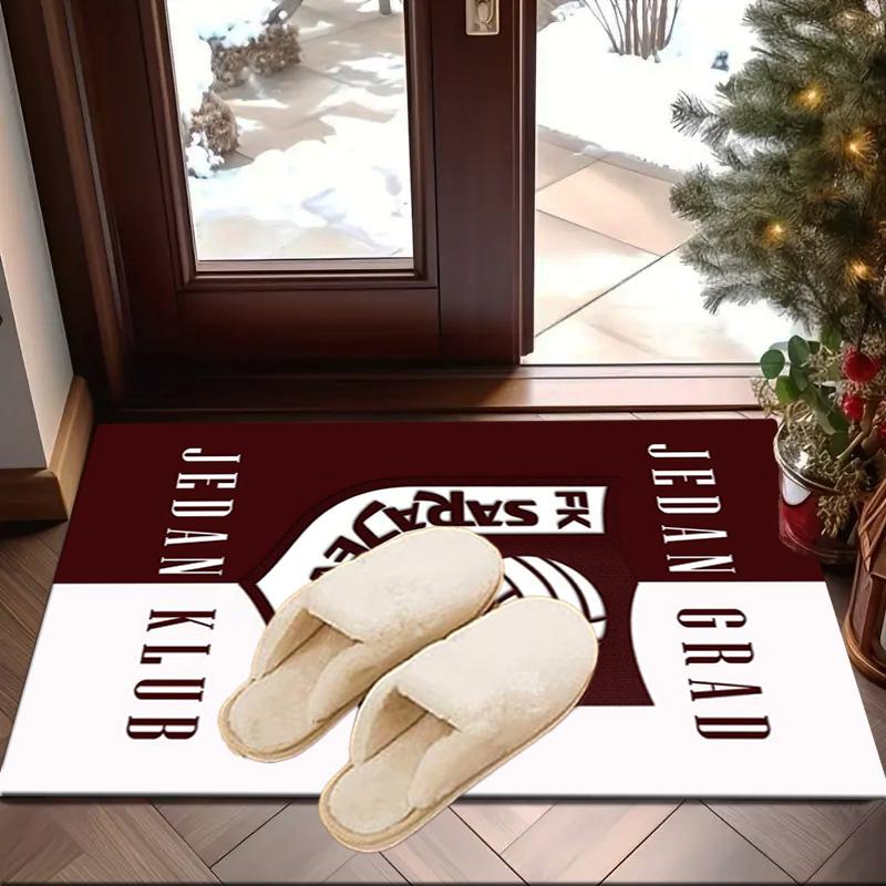 Football Club Sara Emblem Printed Area Rug for Office, Chair Rug, Decorative Carpet Floor Mat, Large Size Fan gifts Christmas gifts