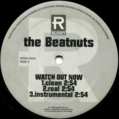 12-дюймовая пластинка BEATNUTS Watch Out Now RPROLP0936PROMO RELATIVITY 1999 US Rap HipHopRB Б/у
